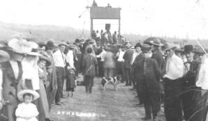 Athabasca, AB - First Train
