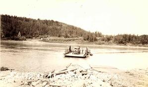 Ferry at Athabasca, AB - 05