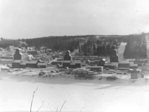 Athabasca, AB - View Looking South in the Winter