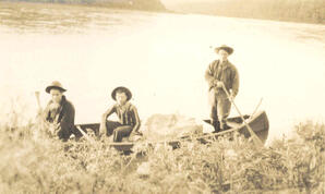George Senz, George Pederson and John Pederson