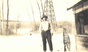 Ernst Feuereisen at John Pederson's Camp