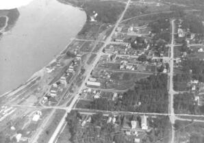 Athabasca, AB - Aerial View - 1933