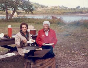 Nancy Appleby and Berta Hees
