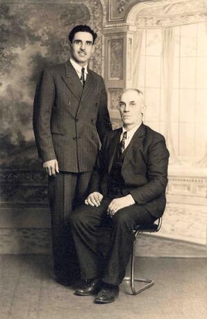 Dolor (Larry) and Eddie Shank