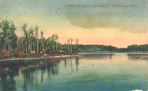 Stopping Place, Six Mile Pt. Athabasca River