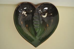 Small Clay Heart Ashtray