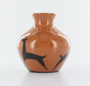 Vase with Deer and Trees