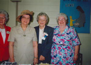 Kay MacMillan, Martha Bielish, Pauline Kadrowski and Kaye Rowbottom