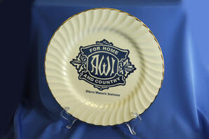 AWI China Cake Plate