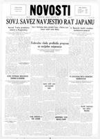 Novosti, August 09, 1945