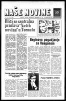 Nase Novine, October 28, 1981
