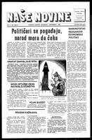 Nase Novine, October 13, 1982