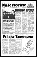 Nase Novine, November 30, 1977