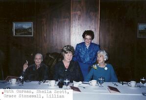 Ruth Gorman, Sheila Scott, Grace Stonewall and Lillian
