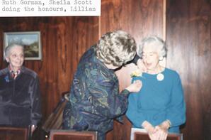 Ruth Gorman, Sheila Scott Doing the Honors