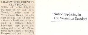 Notice Appearing in The Vermillion Standard