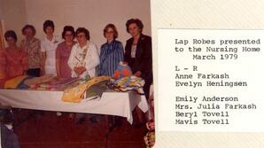 Lap Robes Presented to the Nursing Home