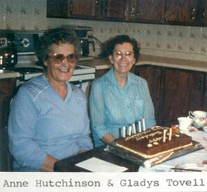 Anne Hutchinson and Gladys Tovell