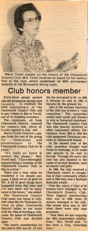 Chatsworth Country Club Banquet 1987 - 03