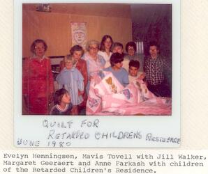 Quilt for Retarded Children's Residence