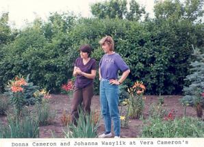 Donna Cameron and Johanna Wasylik at Vera Cameron's