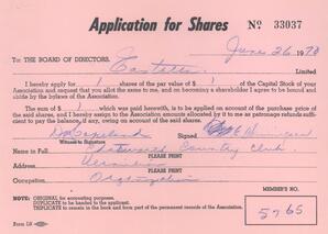 Application for Shares