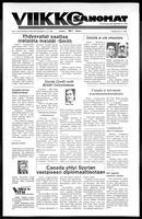 Viikkosanomat, November 03, 1986