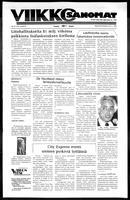 Viikkosanomat, July 28, 1986