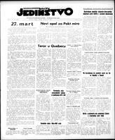 Jedinstvo, March 27, 1953