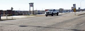 Businesses along Highway 2 in Slave Lake