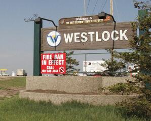 Entrance Sign to Westlock-02