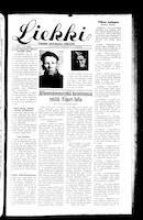 Liekki = canadan soumalaisten kaunokirjallinen viikkolehti, March 1, 1947