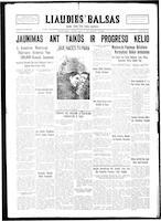 Liaudies Balsas = Peoples voice, May 27, 1937