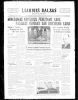 Liaudies Balsas = Peoples voice, November 14, 1939