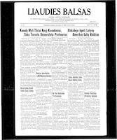 Liaudies Balsas = Peoples voice, November 15, 1963