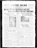 Liaudies Balsas = Peoples voice, June 25, 1940