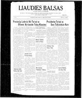 Liaudies Balsas = Peoples voice, October 28, 1966