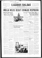 Liaudies Balsas = Peoples voice, January 20, 1939