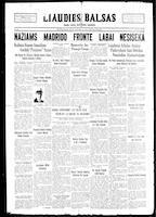 Liaudies Balsas = Peoples voice, January 21, 1937