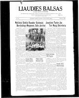 Liaudies Balsas = Peoples voice, November 10, 1961