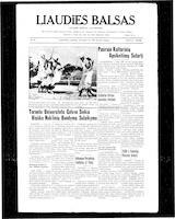 Liaudies Balsas = Peoples voice, November 27, 1959