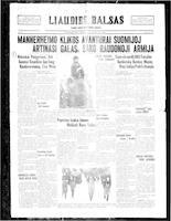 Liaudies Balsas = Peoples voice, March 5, 1940