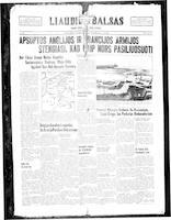 Liaudies Balsas = Peoples voice, June 1, 1940
