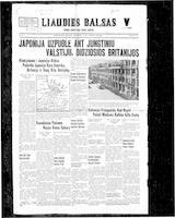 Liaudies Balsas = Peoples voice, December 12, 1941