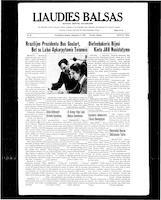 Liaudies Balsas = Peoples voice, September 8, 1961