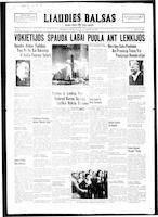 Liaudies Balsas = Peoples voice, May 9, 1939