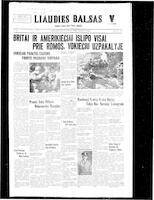 Liaudies Balsas = Peoples voice, January 28, 1944