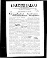 Liaudies Balsas = Peoples voice, November 3, 1961