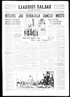 Liaudies Balsas = Peoples voice, March 28, 1939