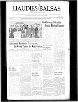 Liaudies Balsas = Peoples voice, October 29, 1954